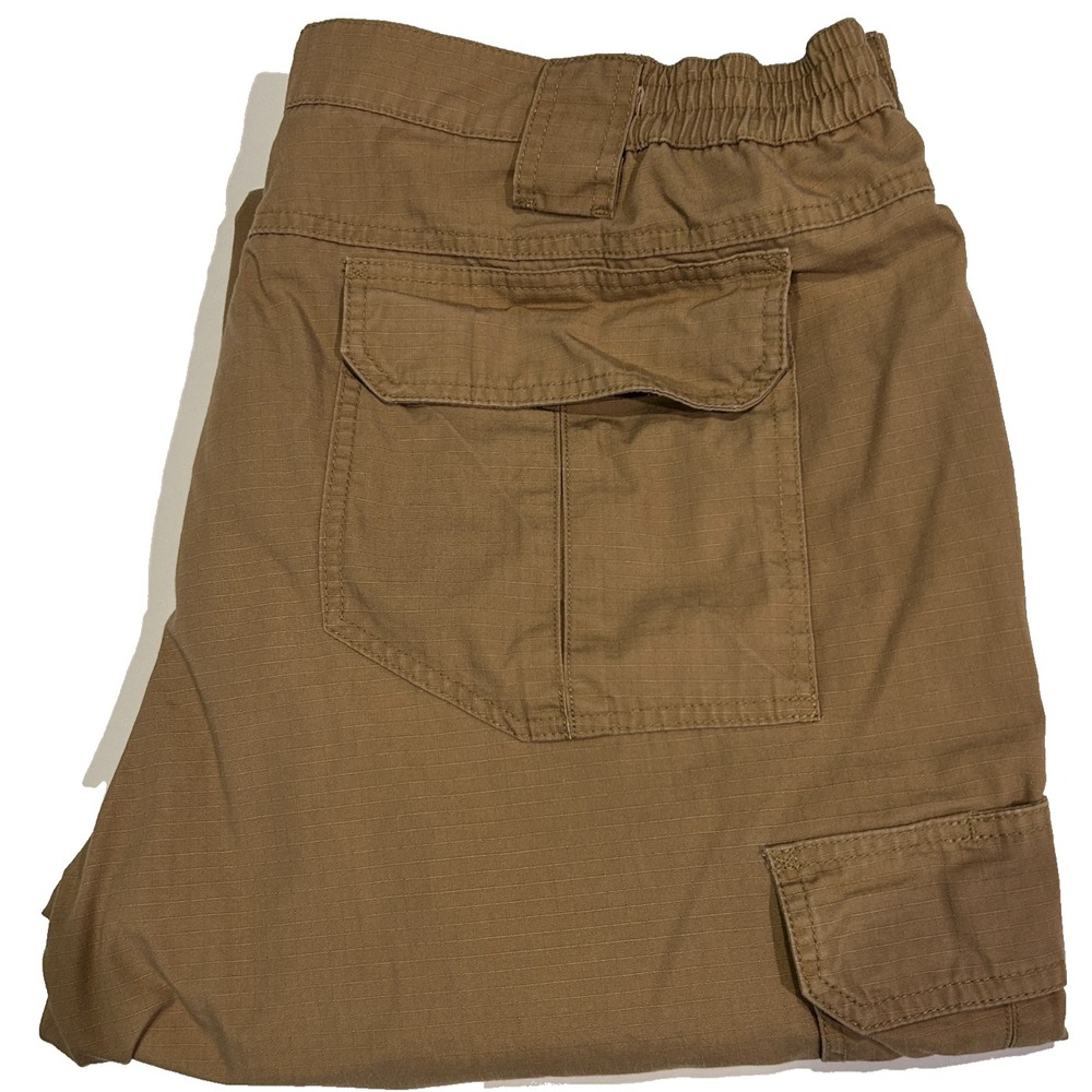 CQR Tactical Cargo Pants‎ Men's 42x32 Khaki Tan Ripstop Hiking Outdoors Work